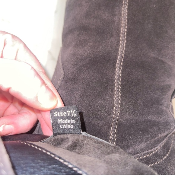 Dolce Vita Over-the-Knee Suede Boots in Gray - Picture 16 of 16